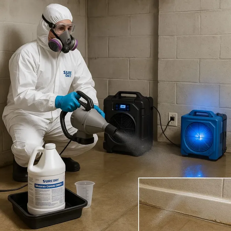 Sanitization and Odor Removal process in South Yuba City, CA