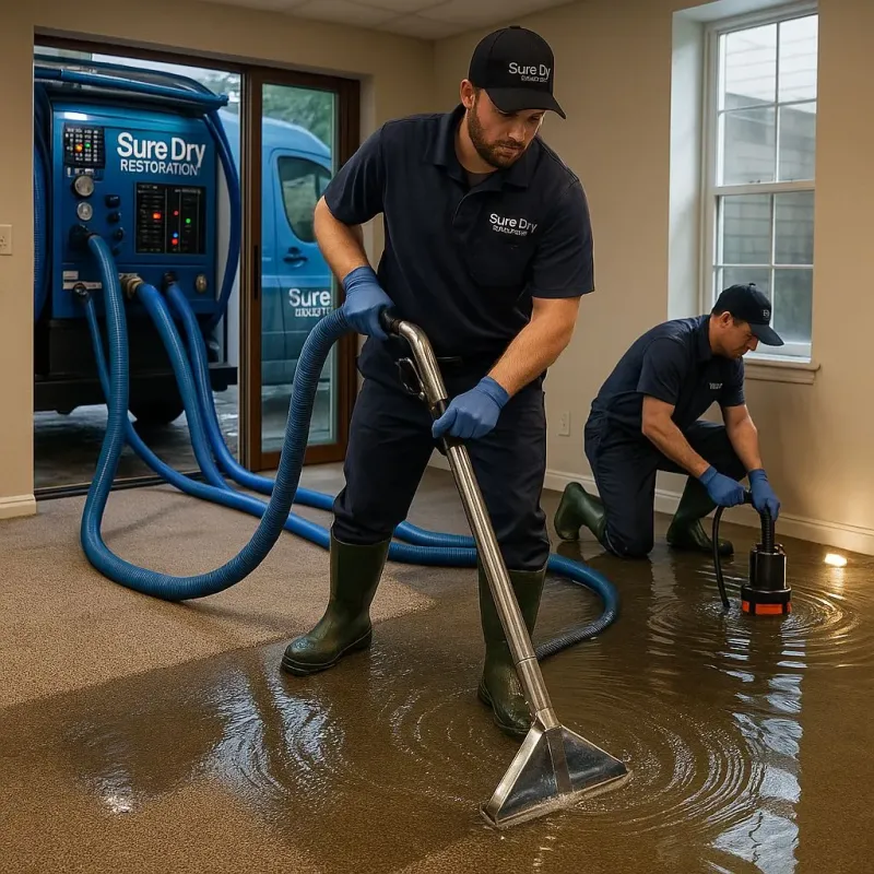 Water Extraction and Removal process in South Yuba City, CA